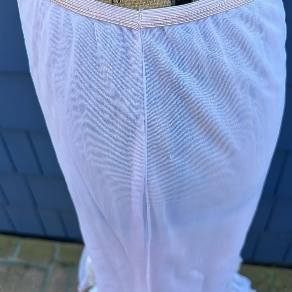 💗💗💗Vintage pale pink Nylon Tricot stretch slip small pinup sexy - Picture 6 of 9